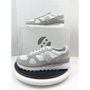 Saucony Shadow Original Womens Size 9 Running Athletic Shoes Gray White Sneakers